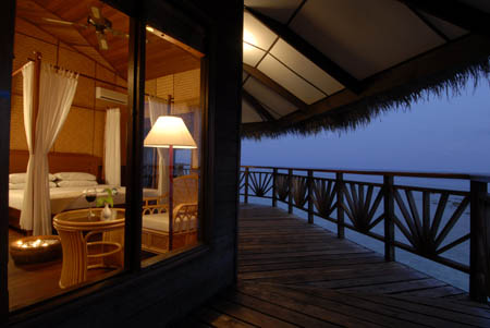 Kuramathi Cottage - Room Terrace