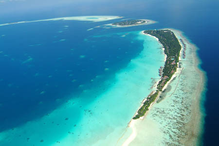 Kuramathi Village - Aerial